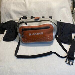 Simms Dry Creek Flats Pack, water resistant padded waist pack detachable strap